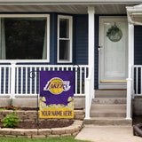 Lakers Personalized Garden Flag