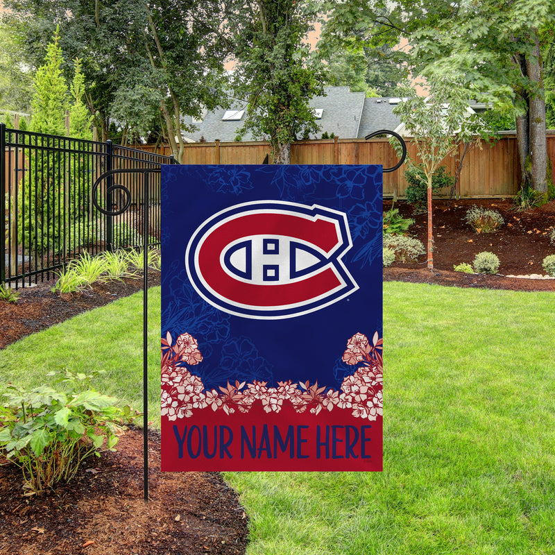 Canadiens Personalized Garden Flag