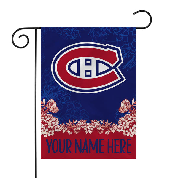 Canadiens Personalized Garden Flag