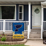 Blues Personalized Garden Flag
