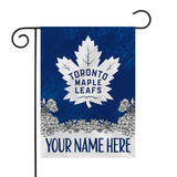 Maple Leafs Personalized Garden Flag