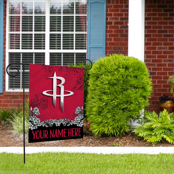 Rockets Personalized Garden Flag