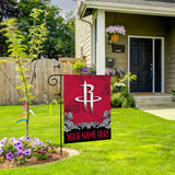 Rockets Personalized Garden Flag