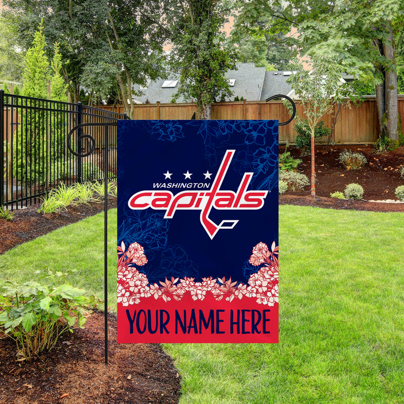 Capitals Personalized Garden Flag