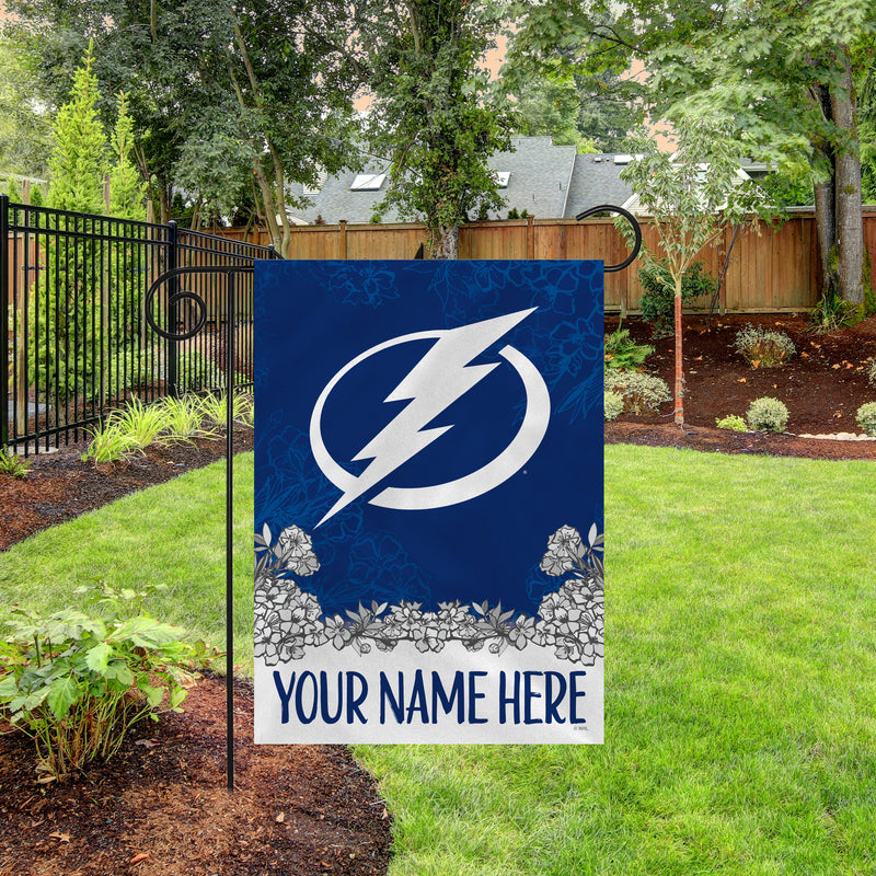 Lightning Personalized Garden Flag