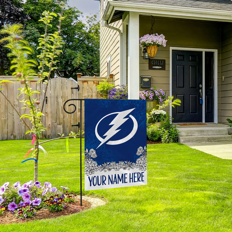 Lightning Personalized Garden Flag