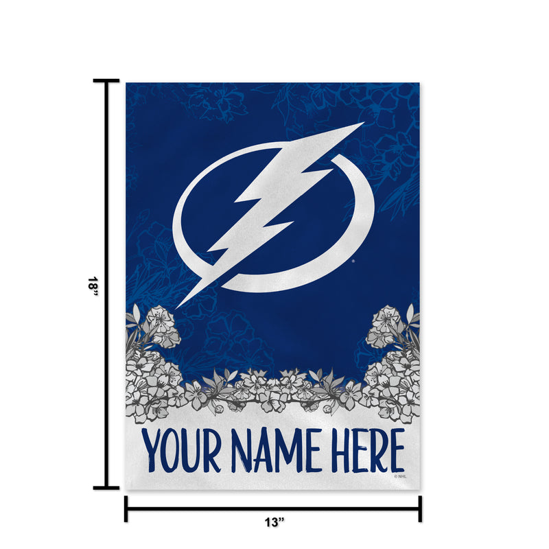 Lightning Personalized Garden Flag