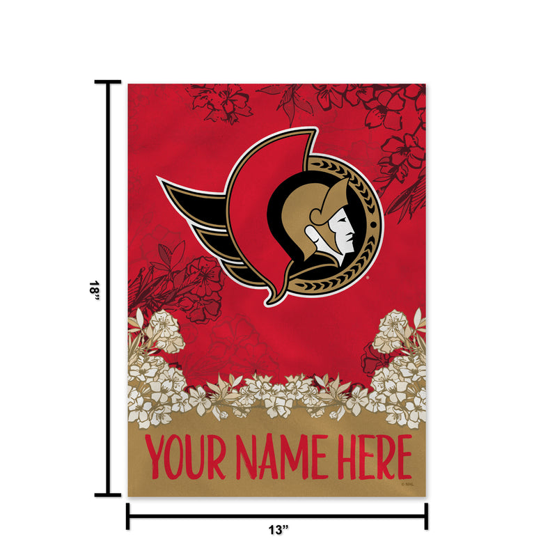 Senators Personalized Garden Flag