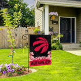 Raptors Personalized Garden Flag