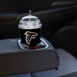 Falcons Personalized 12 Oz Youth Tumbler W/ Clear Swirly Straw