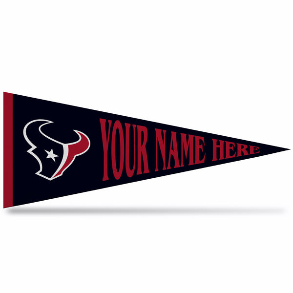 Texans Dynamic Personalized Pennant