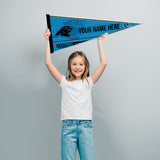 Panthers - Cr Soft Felt 12" X 30" Personalized Pennant