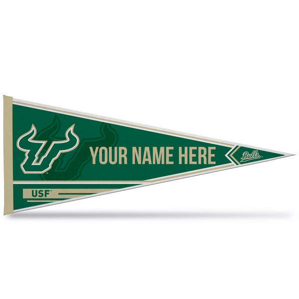 South Florida Soft Felt 12" X 30" Personalized Pennant