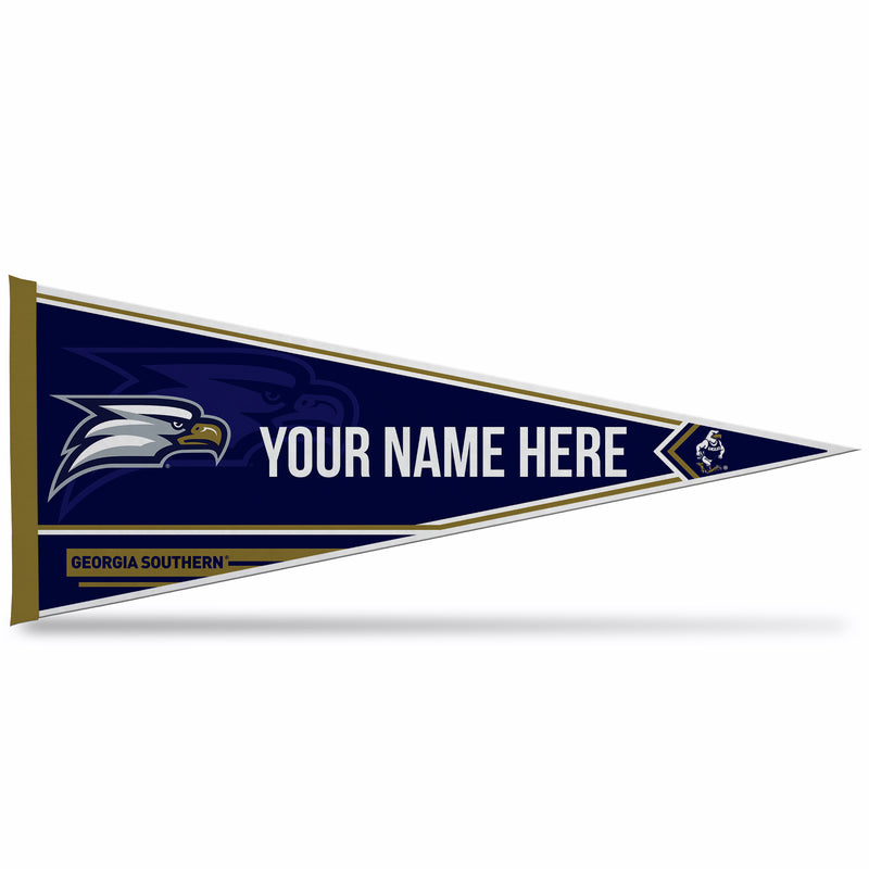 Georgia Southern Soft Felt 12" X 30" Personalized Pennant