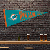Dolphins Dynamic Personalized Pennant