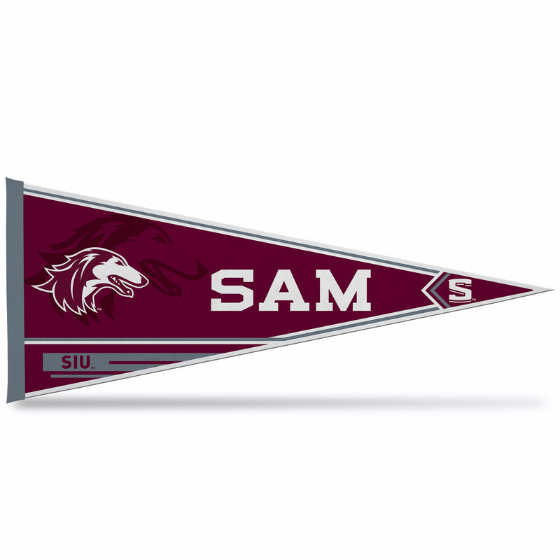 Southern Illinois Soft Felt 12" X 30" Personalized Pennant