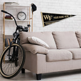 Wake Forest Soft Felt 12" X 30" Personalized Pennant