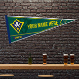 North Carolina - Wilmington Soft Felt 12" X 30" Personalized Pennant