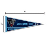 Maine University Soft Felt 12" X 30" Personalized Pennant