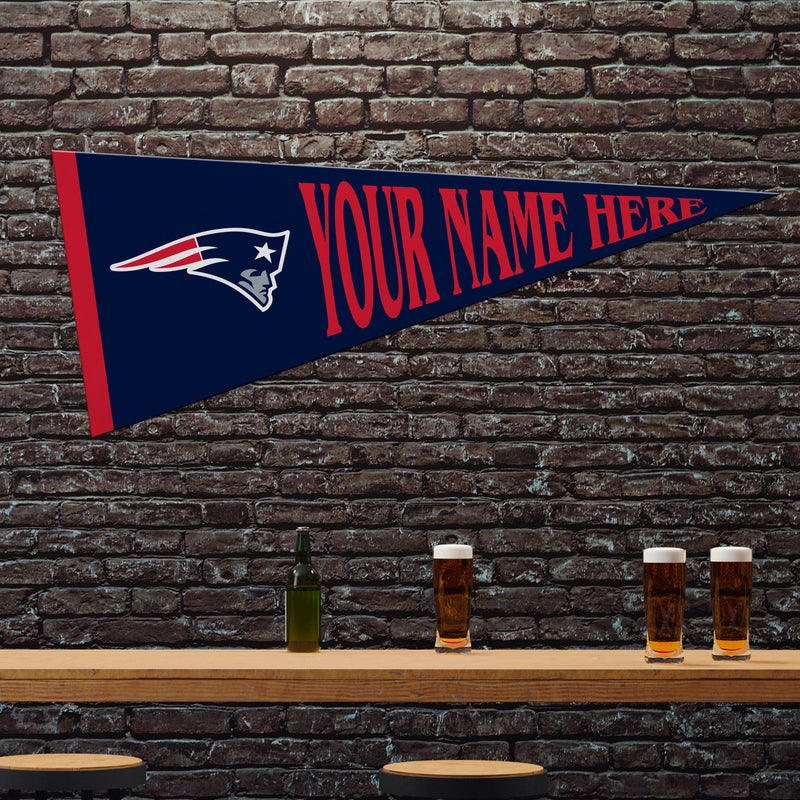 Patriots Dynamic Personalized Pennant