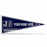 Jackson State Soft Felt 12" X 30" Personalized Pennant