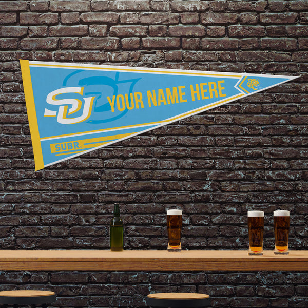 Southern University Soft Felt 12" X 30" Personalized Pennant