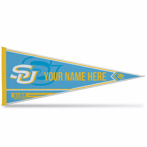 Southern University Soft Felt 12" X 30" Personalized Pennant