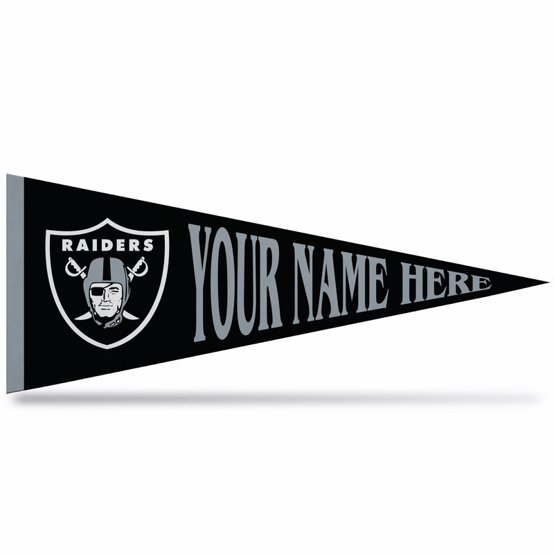 Raiders Dynamic Personalized Pennant