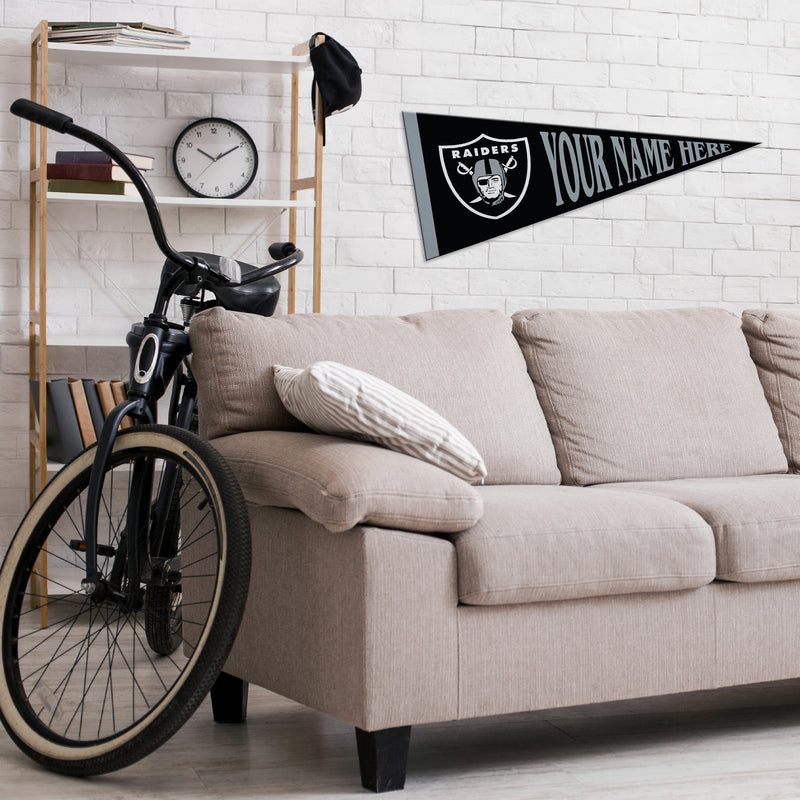 Raiders Dynamic Personalized Pennant