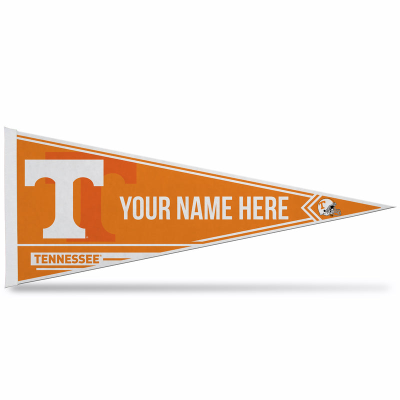 Tennessee University Soft Felt 12" X 30" Personalized Pennant