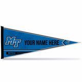 Middle Tennessee Soft Felt 12" X 30" Personalized Pennant