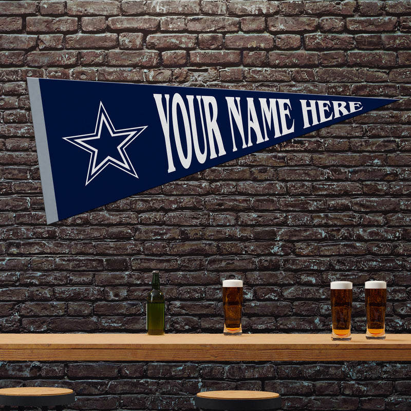 Cowboys Dynamic Personalized Pennant