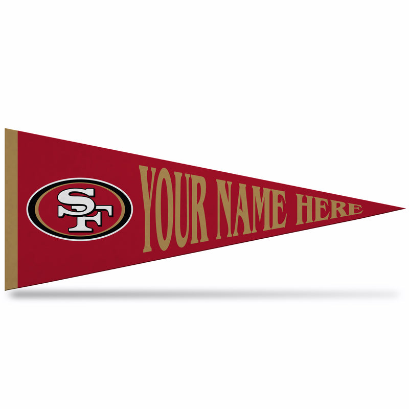 49Ers Dynamic Personalized Pennant