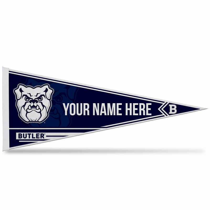 Butler Soft Felt 12" X 30" Personalized Pennant