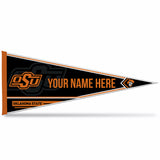 Oklahoma State Soft Felt 12" X 30" Personalized Pennant