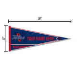 Tulsa University Soft Felt 12" X 30" Personalized Pennant