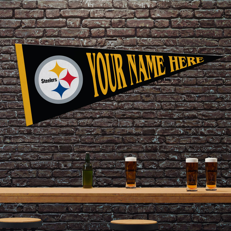 Steelers Dynamic Personalized Pennant