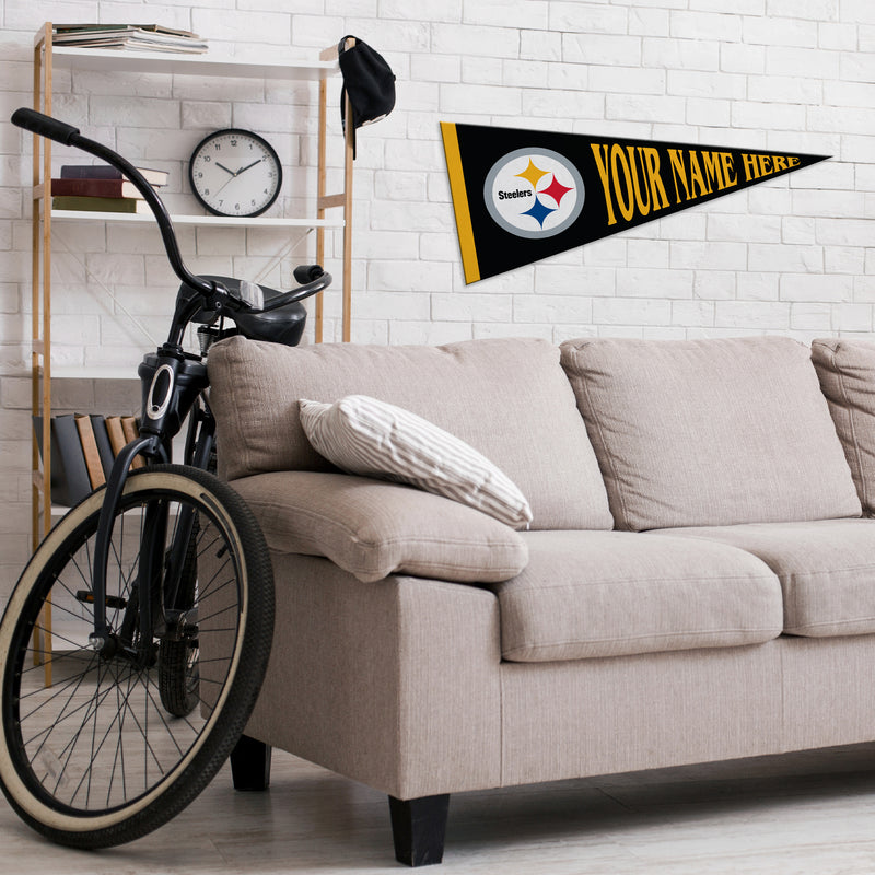 Steelers Dynamic Personalized Pennant