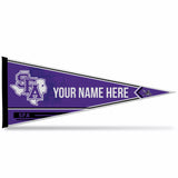 Stephen F. Austin Soft Felt 12" X 30" Personalized Pennant