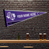 Stephen F. Austin Soft Felt 12" X 30" Personalized Pennant