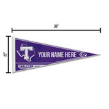 Tarleton State Soft Felt 12" X 30" Personalized Pennant