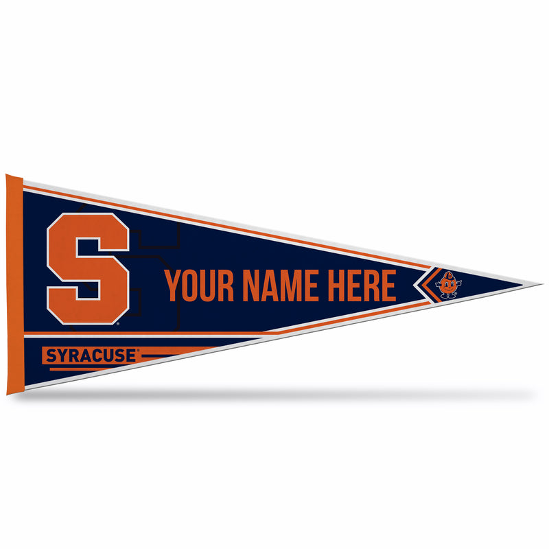 Syracuse University Soft Felt 12" X 30" Personalized Pennant