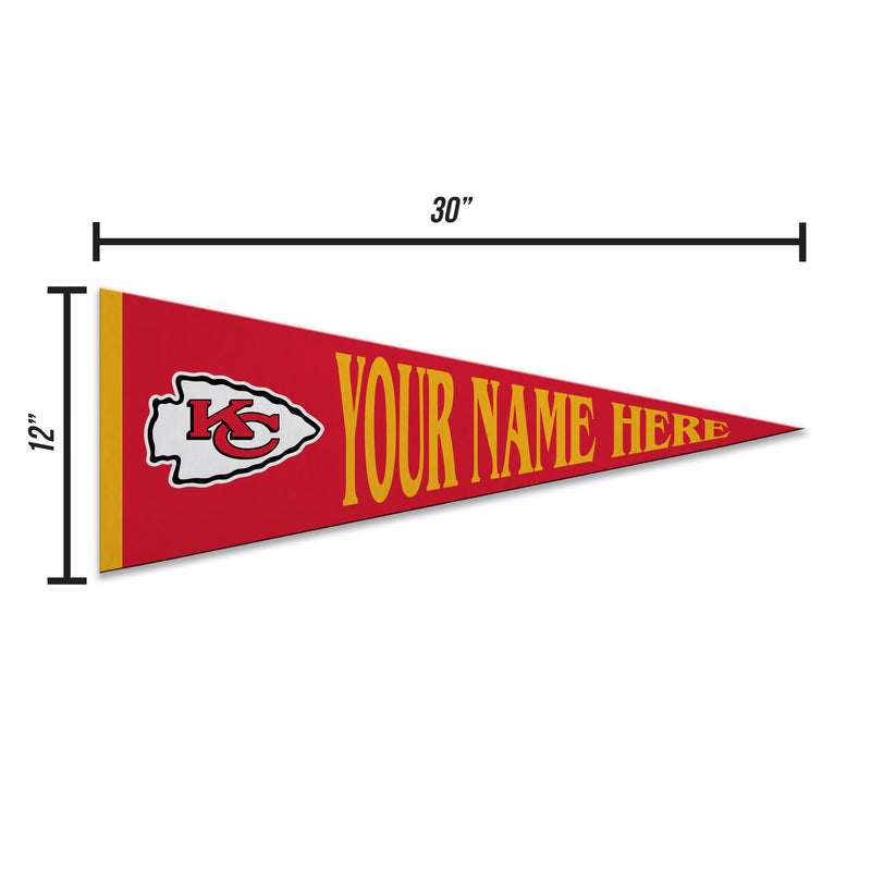 Chiefs Dynamic Personalized Pennant