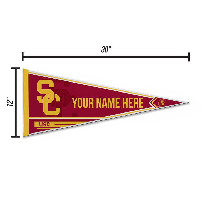 Southern California Soft Felt 12" X 30" Personalized Pennant