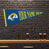 Rams Dynamic Personalized Pennant