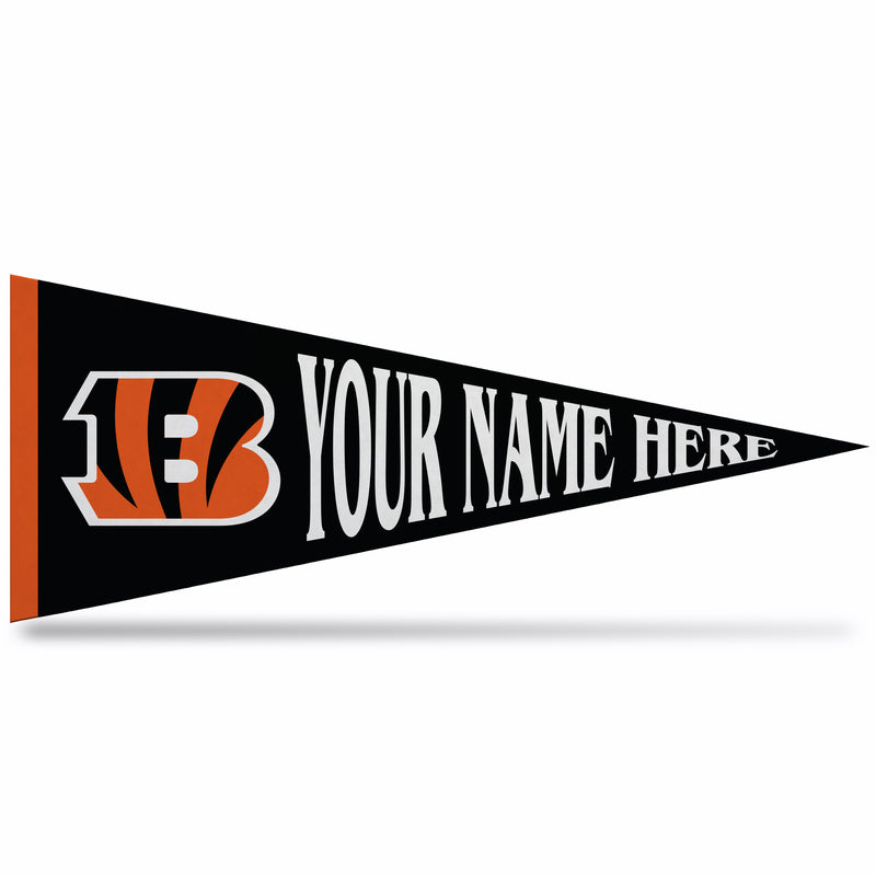 Bengals Dynamic Personalized Pennant
