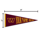 Commanders Dynamic Personalized Pennant