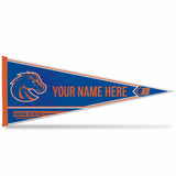 Boise State Soft Felt 12" X 30" Personalized Pennant