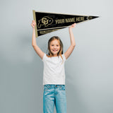 Colorado University Soft Felt 12" X 30" Personalized Pennant