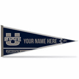 Utah State University Soft Felt 12" X 30" Personalized Pennant